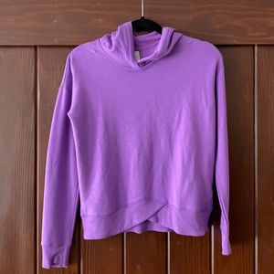 Athleta Girls hooded top size XL